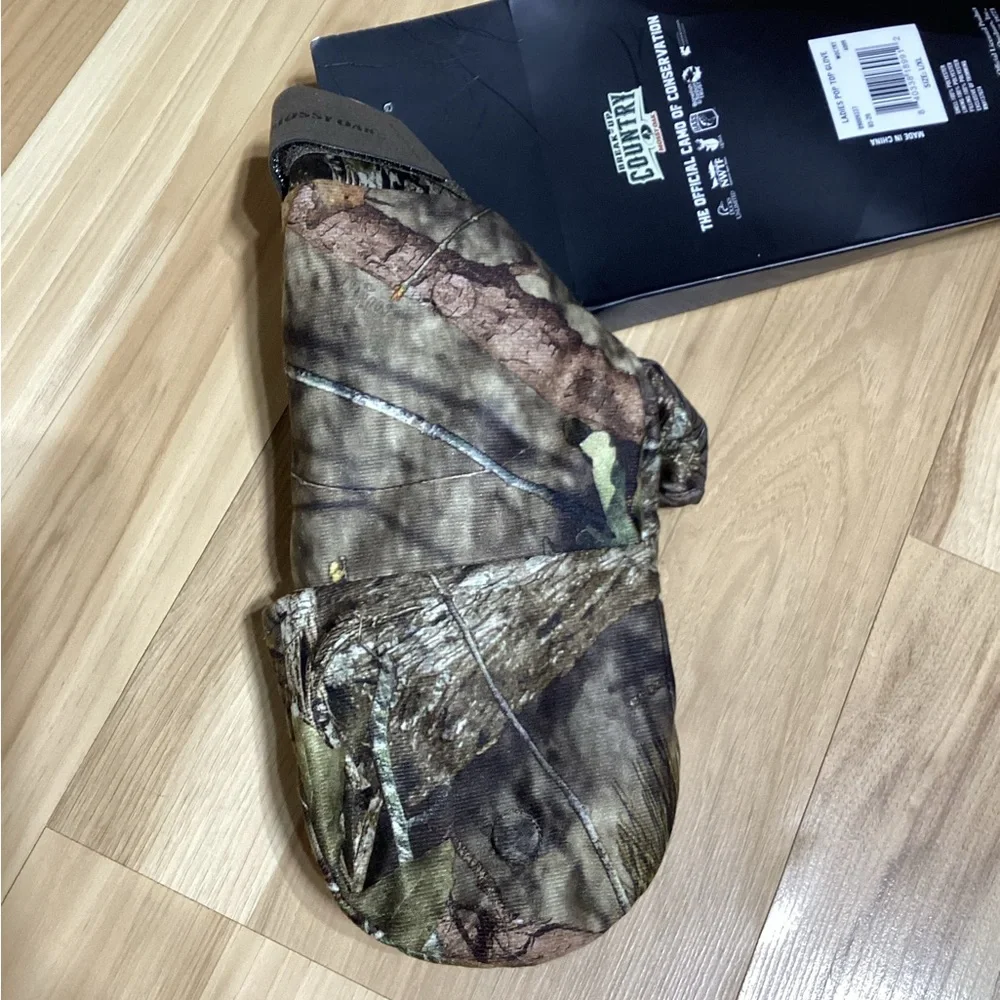 Mossy Oaks Camo Ladies Pop Top Gloves Size L/XL